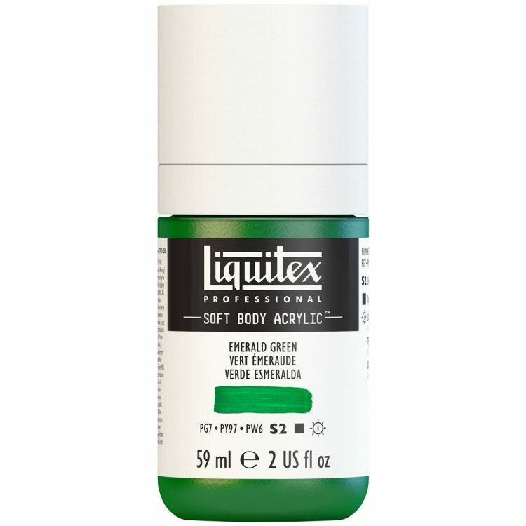 Liquitex-softbody-59ml-S2 emerald green