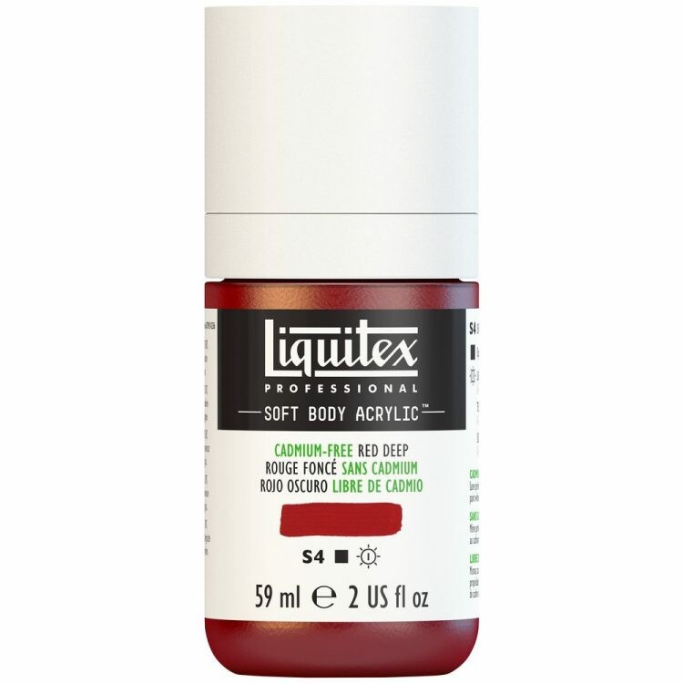 Liquitex-softbody-59ml-S4-cadmium free red deep