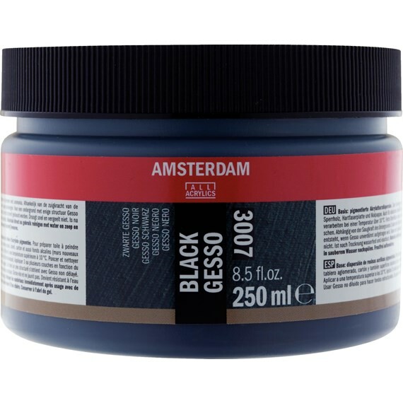Amsterdam-black gesso-3007-250ml