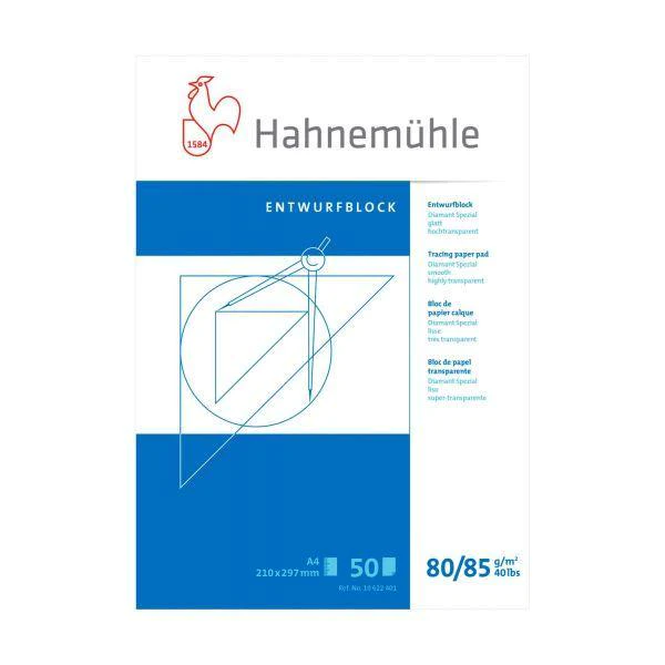 Hahnemule-Tracingblock diamant-80/85g-A4-50st
