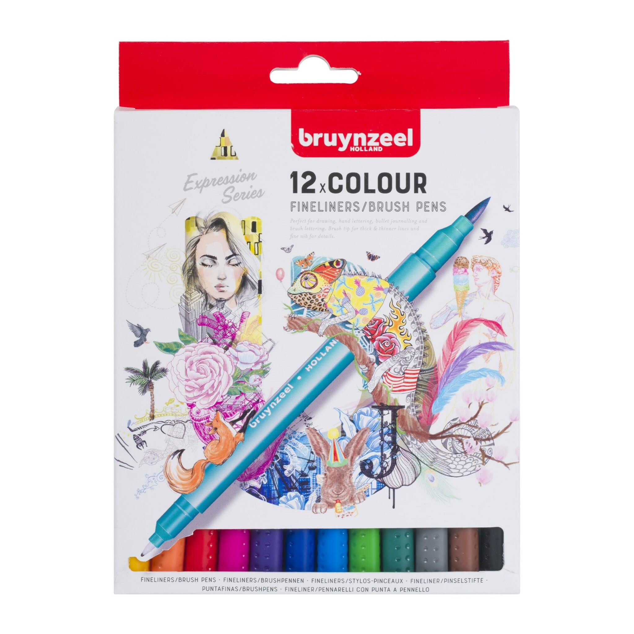 Bruynzeel-12st i olika färger