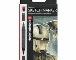 Marabu-sketch marker-6st-Robot