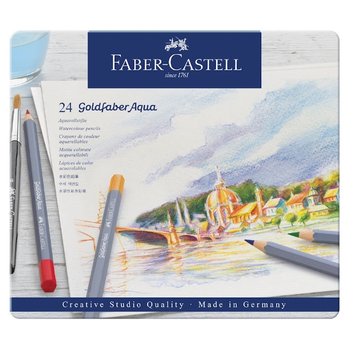 Fabercastell-24st watercolour pencils