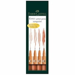 Fabercastell-4st artist pens sanguine