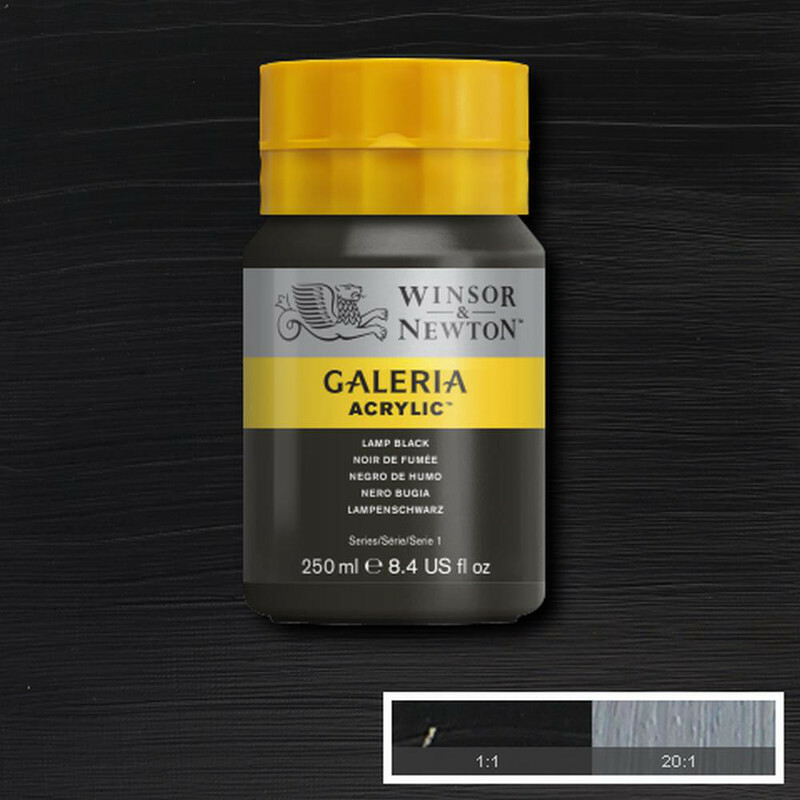 Galeria-250ml-Winsor & Newton-337-Lamp black