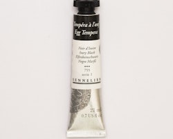 Äggtempera-21ml-755-ivory black