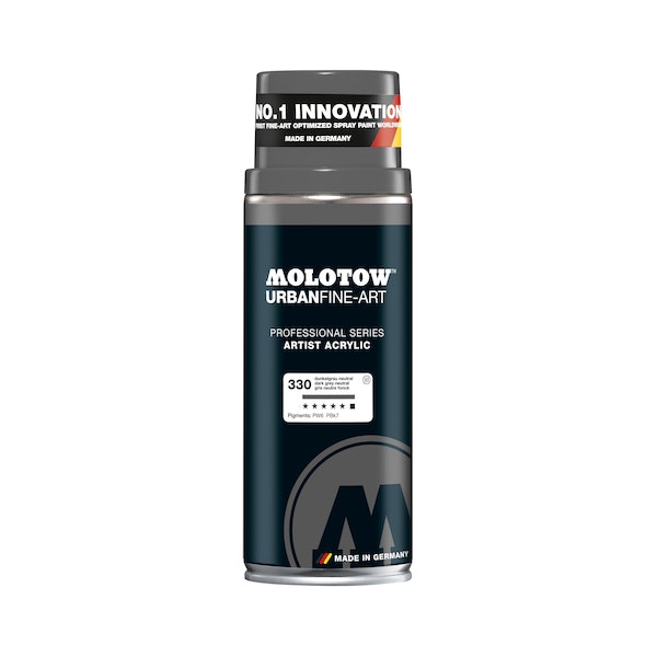 Sprayfärg-Molotow FineArt-400ml-dark grey neutral