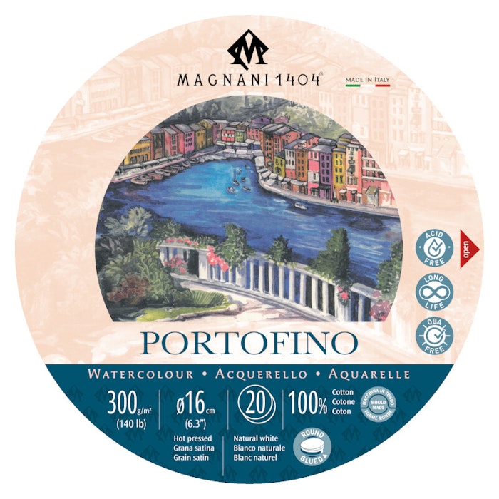 Magnani Portofino-rund 16cm 300g-20st hotpress