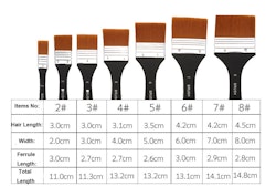 BRUSH-akryl och akvarell-nr2
