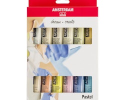 Amsterdam akryl set 12X20ml PASTELS