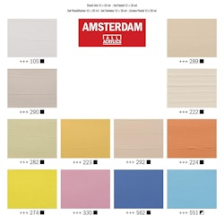 Amsterdam akryl set 12X20ml PASTELS