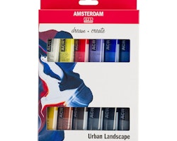 Amsterdam färgset 20ml 12st-Urban Landscape