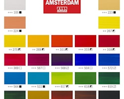 Amsterdam färgset 20ml 24st-General selection