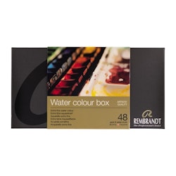 Rembrandt-Water colourbox Extra fine-48st-plåtbox