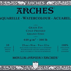 Arches akvarellblock-640g-23x31-10stCP