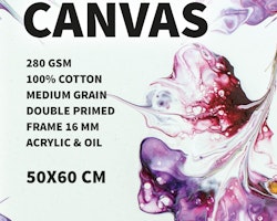 Canvas-50x60-Regular-380gram-16mm-Färgpaletten-4pack