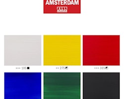 Amsterdam EXPERT färgset 6st x 20ml