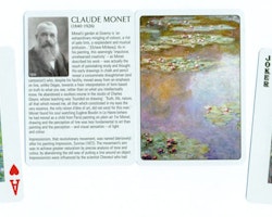 Kortlek Pokerstorlek-Monet