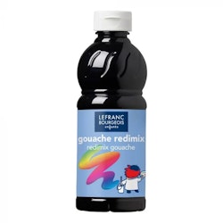 Redimix-gouache-500ml-svart