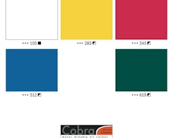 Cobra-artist-5x40ml-Grundfärger