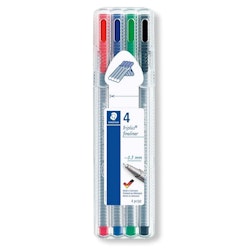Fineliners Triplus 0,3 mm - 4 pennor