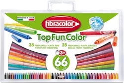 Fiberpennset Fibracolor TopFunColor 66-set