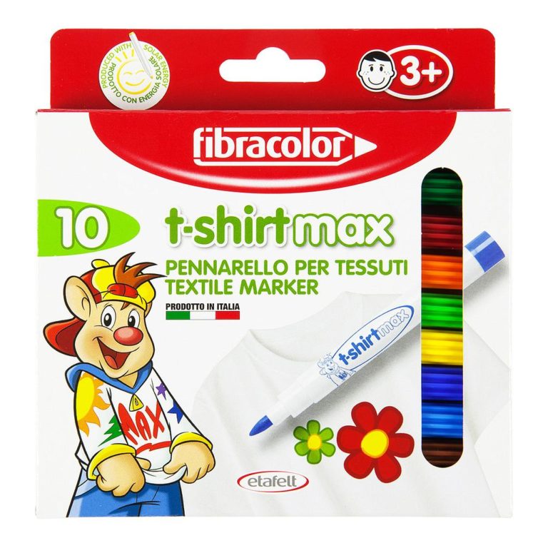 Fibracolor T-shirt Max Markers 10set