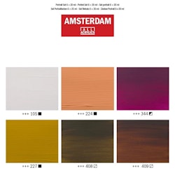 Amsterdam färgset 20ml-6st-Portrait