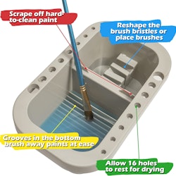 Penseltvätt-Multifunktionsbox-Grå-30% rabatt