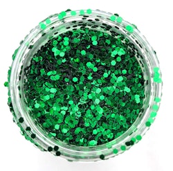 Glitterflakes-grön-60g