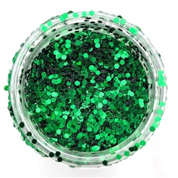 Glitterflakes-grön-60g