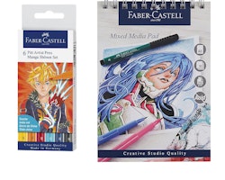 Mangapaket-Faber Castell-Papper & Tusch