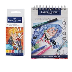 Mangapaket-Faber Castell-Papper & Tusch