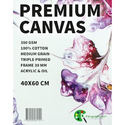 Canvas-40x60-Premium-380gram-30mm-Färgpaletten-2pack