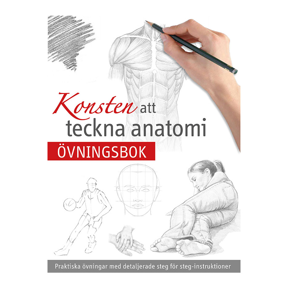 Konsten att teckna anatomi-övningsbok