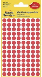 Färgkodningsprick-röd-416 st-0,8mm