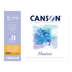 Canson-Montval CP 24x32 cm 300G Pad 12st