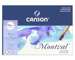 Canson-Montval CP A3 300G Pad 12st