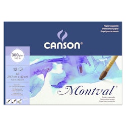 Canson-Montval CP A3 300G Pad 12st