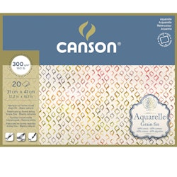 Canson-Aquarelle CP 31x41-300G Block 20st