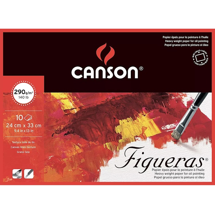 Canson-oljepapper-33x41cm-290g-10st