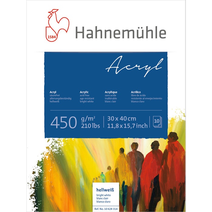 Hahnemuhle-450g-Acryl-Bright White-10st