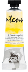 Renesans-extrafine watercolours in tubes 15 ml-06-TITANIUM YELLOW