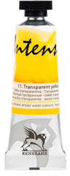 Renesans-extrafine watercolours in tubes 15 ml-11-TRANSPARENT YELLOW