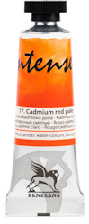 Renesans-extrafine watercolours in tubes 15 ml-17-CADMIUM RED PALE
