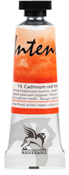 Renesans-extrafine watercolours in tubes 15 ml-19-CADMIUM RED MEDIUM