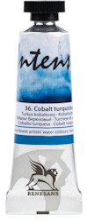 Renesans-extrafine watercolours in tubes 15 ml-36-COBALT TURQUOISE