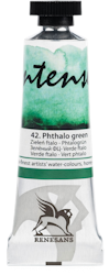 Renesans-extrafine watercolours in tubes 15 ml-42-PHTHALO GREEN