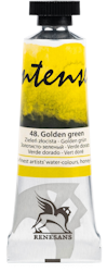 Renesans-extrafine watercolours in tubes 15 ml-48-GOLDEN GREEN
