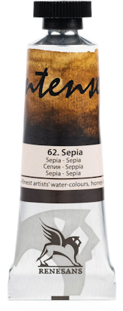 Renesans-extrafine watercolours in tubes 15 ml-62-SEPIA